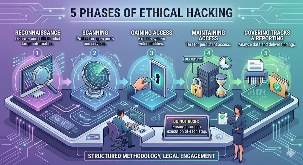 5 Phases of Ethical Hacking